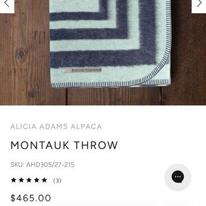 Alicia Adams Alpaca Geometric Alpaca Blanket in Gray and Cream